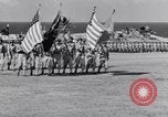 Image of Major General Henry C Pratt receiving Distinguished Service Medal San Juan Puerto Rico, 1943, second 37 stock footage video 65675030840