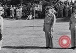 Image of Major General Henry C Pratt receiving Distinguished Service Medal San Juan Puerto Rico, 1943, second 38 stock footage video 65675030840
