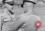 Image of Major General Henry C Pratt receiving Distinguished Service Medal San Juan Puerto Rico, 1943, second 46 stock footage video 65675030840