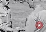 Image of Major General Henry C Pratt receiving Distinguished Service Medal San Juan Puerto Rico, 1943, second 54 stock footage video 65675030840
