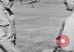Image of Major General Henry C Pratt receiving Distinguished Service Medal San Juan Puerto Rico, 1943, second 55 stock footage video 65675030840