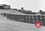 Image of Major General Henry C Pratt receiving Distinguished Service Medal San Juan Puerto Rico, 1943, second 57 stock footage video 65675030840