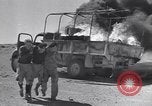 Image of Burning British vehicle North Africa, 1943, second 3 stock footage video 65675030883