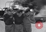 Image of Burning British vehicle North Africa, 1943, second 8 stock footage video 65675030883