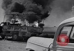 Image of Burning British vehicle North Africa, 1943, second 24 stock footage video 65675030883