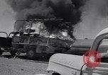 Image of Burning British vehicle North Africa, 1943, second 25 stock footage video 65675030883
