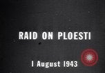 Image of U.S. B-24 heavy bombers in low level raid on oil fields and refineries Ploesti Romania, 1943, second 1 stock footage video 65675030893