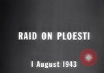Image of U.S. B-24 heavy bombers in low level raid on oil fields and refineries Ploesti Romania, 1943, second 3 stock footage video 65675030893