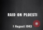 Image of U.S. B-24 heavy bombers in low level raid on oil fields and refineries Ploesti Romania, 1943, second 4 stock footage video 65675030893