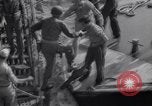 Standbild Cruiser Savannah von deutschen Radio-geführte Bombe getroffen Agropoli Italien, 1943, aus Sekunde 22 historischem Filmmaterial Videoclip 65675030902