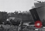 Image of British soldiers landing Salerno Italy, 1943, second 9 stock footage video 65675030911
