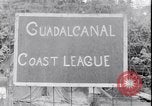 Image of US soldiers baseball match Guadalcanal Solomon Islands, 1943, second 17 stock footage video 65675030932