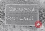 Image of US soldiers baseball match Guadalcanal Solomon Islands, 1943, second 19 stock footage video 65675030932