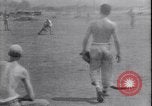 Image of US soldiers baseball match Guadalcanal Solomon Islands, 1943, second 25 stock footage video 65675030932