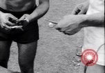 Image of US soldiers baseball match Guadalcanal Solomon Islands, 1943, second 36 stock footage video 65675030932