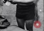 Image of US soldiers baseball match Guadalcanal Solomon Islands, 1943, second 40 stock footage video 65675030932