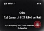 Image of B-24 dead tail gunner China, 1943, second 9 stock footage video 65675030936