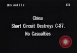 Image of C-87 in flames China, 1943, second 3 stock footage video 65675030937