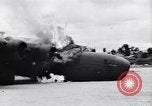 Image of C-87 in flames China, 1943, second 19 stock footage video 65675030937