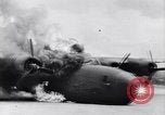 Image of C-87 in flames China, 1943, second 26 stock footage video 65675030937
