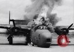 Image of C-87 in flames China, 1943, second 27 stock footage video 65675030937