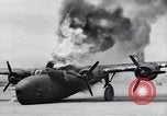 Image of C-87 in flames China, 1943, second 38 stock footage video 65675030937