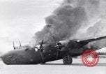 Image of C-87 in flames China, 1943, second 39 stock footage video 65675030937