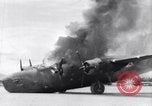 Image of C-87 in flames China, 1943, second 40 stock footage video 65675030937