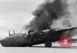 Image of C-87 in flames China, 1943, second 41 stock footage video 65675030937