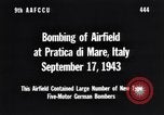 Image bombardement Pratica di Mare aérodrome Pratica di Mare Italie, 1943, de la seconde 9 séquences d'archives historiques vidéo 65675030941