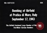 Image bombardement Pratica di Mare aérodrome Pratica di Mare Italie, 1943, de la seconde 10 séquences d'archives historiques vidéo 65675030941