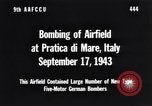 Image bombardement Pratica di Mare aérodrome Pratica di Mare Italie, 1943, de la seconde 13 séquences d'archives historiques vidéo 65675030941