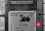 Image of Ford Suggestion Box campaign Dearborn Michigan USA, 1950, second 60 stock footage video 65675030966