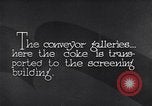 Image of coke screening and transport by Ford Dearborn Michigan USA, 1928, second 5 stock footage video 65675030984
