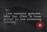Image of coke screening and transport by Ford Dearborn Michigan USA, 1928, second 6 stock footage video 65675030984