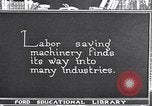 Image of Labor saving equipment United States USA, 1920, second 59 stock footage video 65675031022