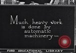 Image of Automatic industrial machinery United States USA, 1920, second 5 stock footage video 65675031023