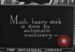 Image of Automatic industrial machinery United States USA, 1920, second 10 stock footage video 65675031023