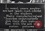 Image of Training and care of American workers United States USA, 1920, second 10 stock footage video 65675031025