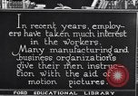 Image of Training and care of American workers United States USA, 1920, second 12 stock footage video 65675031025