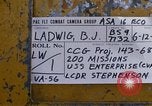Standbild A-4F auf die USS Enterprise Golf von Tonkin Vietnam, 1968, aus Sekunde 6 historischem Filmmaterial Videoclip 65675031047