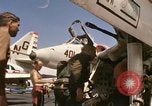 Standbild A-4F auf die USS Enterprise Golf von Tonkin Vietnam, 1968, aus Sekunde 52 historischem Filmmaterial Videoclip 65675031047