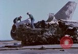 Standbild USS Enterprise Feuer Pearl Harbor Hawaii USA, 1969, aus Sekunde 14 historischem Filmmaterial Videoclip 65675031048