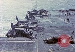 Standbild USS Enterprise Feuer Pearl Harbor Hawaii USA, 1969, aus Sekunde 36 historischem Filmmaterial Videoclip 65675031048
