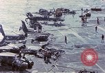 Standbild USS Enterprise Feuer Pearl Harbor Hawaii USA, 1969, aus Sekunde 49 historischem Filmmaterial Videoclip 65675031048