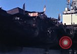 Immagine di USS Enterprise agganciato dopo il fuoco Pearl Harbor Hawaii USA, 1969, secondo 27 filmato di repertorio 65675031057