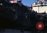 Immagine di USS Enterprise agganciato dopo il fuoco Pearl Harbor Hawaii USA, 1969, secondo 39 filmato di repertorio 65675031057