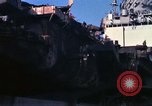 Immagine di USS Enterprise agganciato dopo il fuoco Pearl Harbor Hawaii USA, 1969, secondo 41 filmato di repertorio 65675031057
