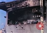 Immagine di USS Enterprise agganciato dopo il fuoco Pearl Harbor Hawaii USA, 1969, secondo 44 filmato di repertorio 65675031057