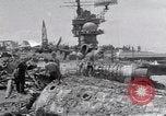 Standbild USS Forrestal Schäden durch Brand Golf von Tonkin Vietnam, 1967, aus Sekunde 50 historischem Filmmaterial Videoclip 65675031063
